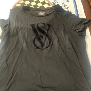 Victoria's Secret Black Short Sleeve Tee
